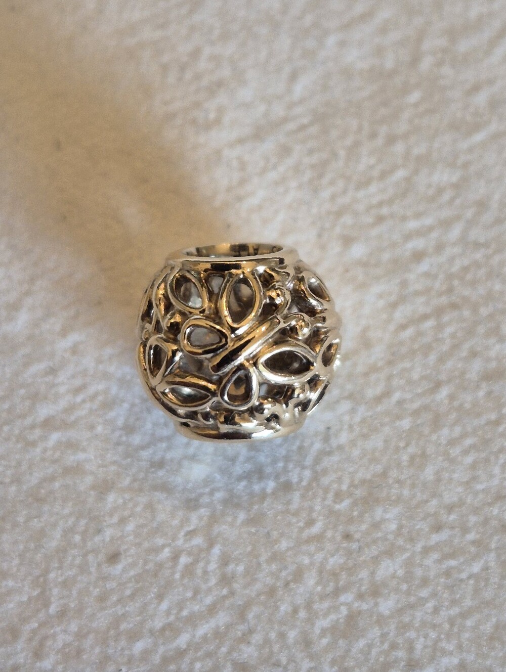 Pandora 14K gold Openworks butterfly charm